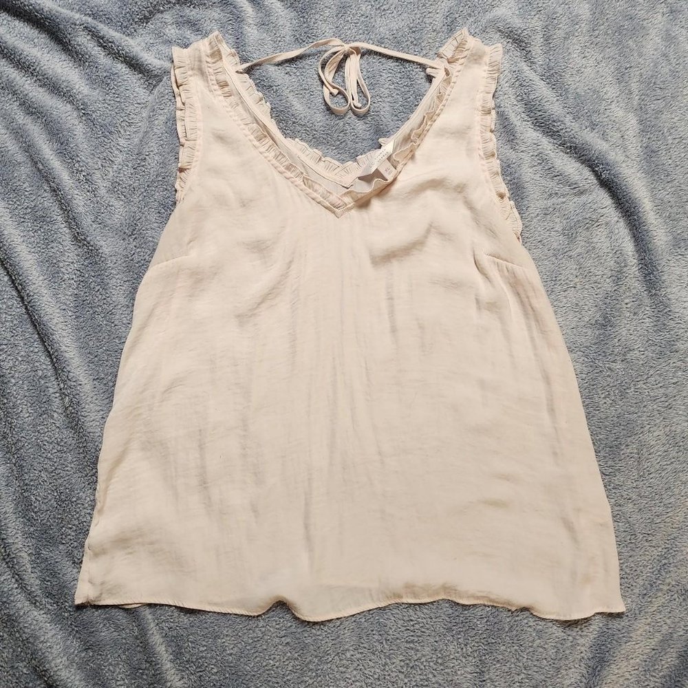 lauren conrad size xl coquette vneck tank